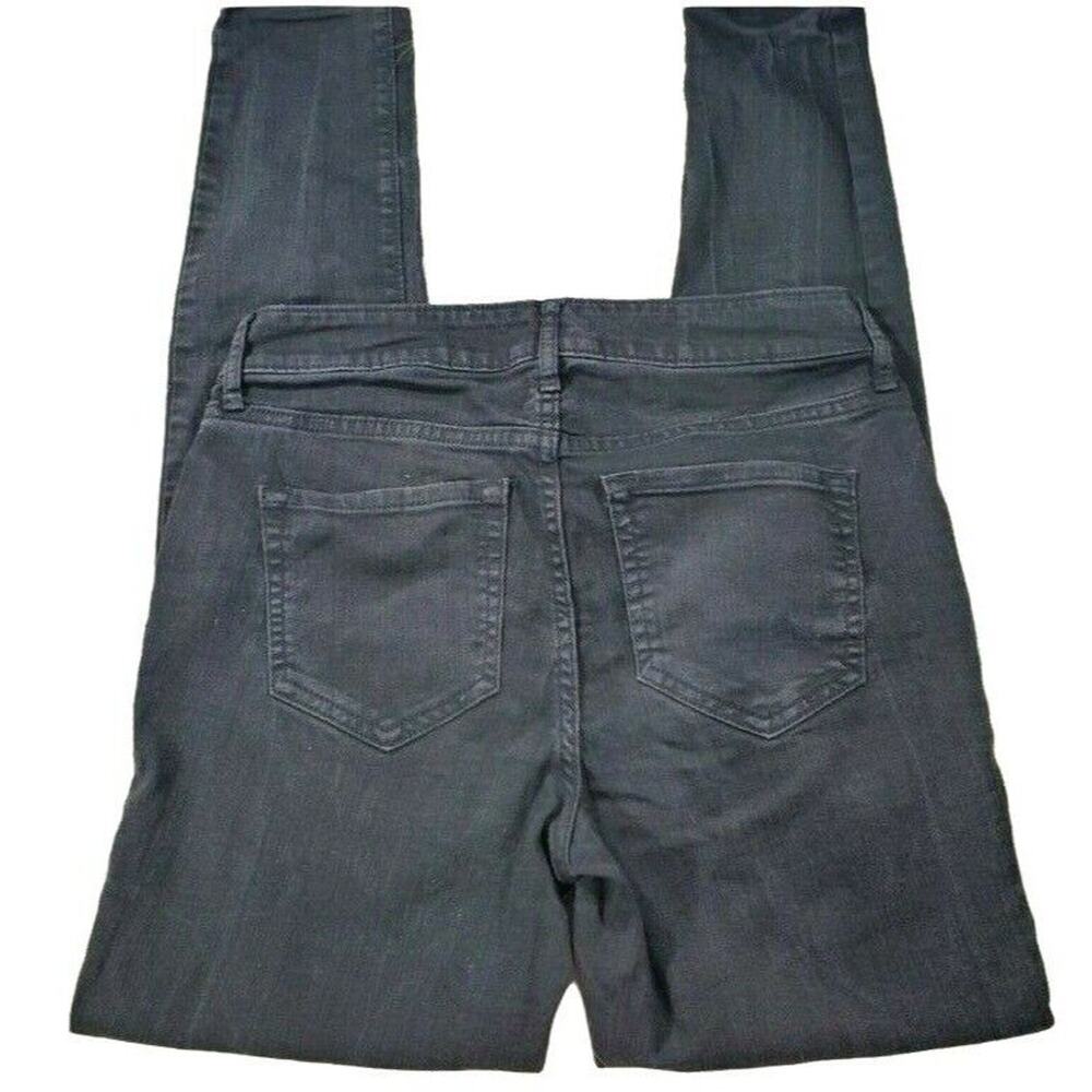 Old Navy Jeans Size 4 Womens Black Mid Rise Super Skinny Denim